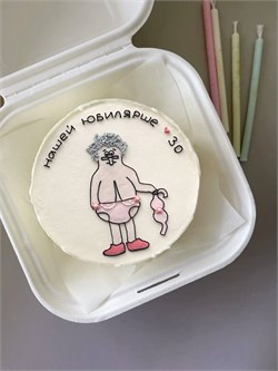 Бенто-торт нашей юбилярше 10029