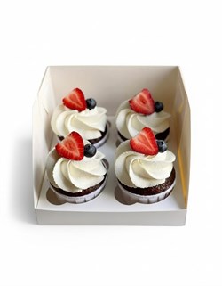 капкейки 4шт-с ягодами 10083