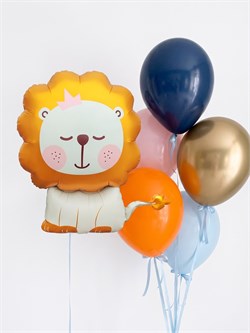 Набор шаров львенок с фонтаном шаров(5шт) 10119