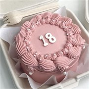 Бенто-торт розовый 10040