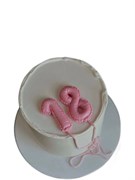 бисквитный торт 1кг, воздушные цифры 10101