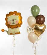 Набор шаров львенок с фонтаном шаров(8шт) 10121