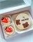 Бенто-тот с капкейками(2шт)-мишки 10055